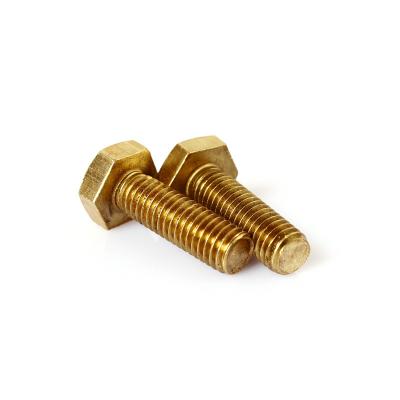 China Industry Cheap Price Steel Hex Bolts And Nuts Grade 8.8 Gold Bolts For Motorcycle for sale