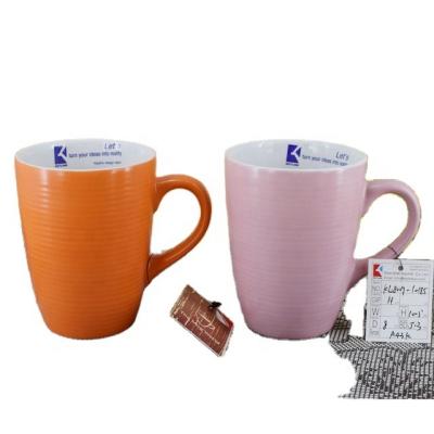 China Sustainable Wholesale Ceramic Coffee Mug Promotion White Mugs Bulk for sale