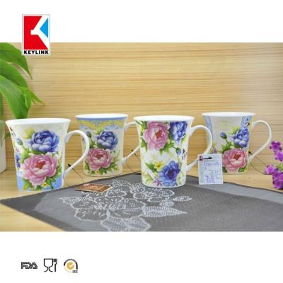 China Viable New Popular White Bone China Custom Bone China Mug Coffee Gift Mug Promotional Mug for sale