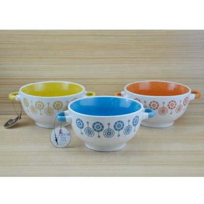 China Wholesale Viable Sugar Salad Ceramic Bowl Coconut Fruit Noodle Porcelain Bowl Soup Set for sale