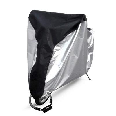 China Mountain Bikes Safety 210t Nylon Bike Cover Waterproof Outdoor Heavy Duty Folding Bike Cover For Travelings Bicycle Motor Bike Custom Cover for sale