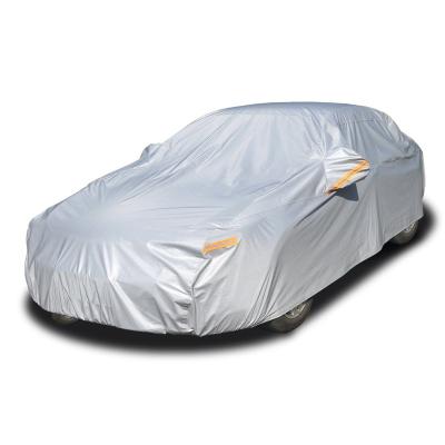 China Custom Universal Waterproof Breathable Car Cover Sun Full Body Car Cover UV Cloth For Snow Dust Protection 6 Layer Car Covers for sale