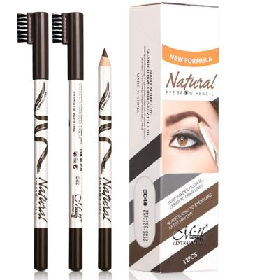 China Five-color wild eyebrow pencil waterproof with eyebrow pencil wholesale cheap durable waterproof liquid eyebrow pencil for sale