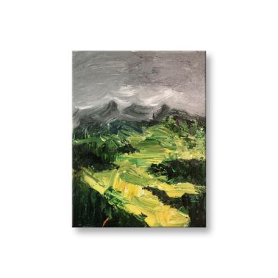 China Photo Realistic Breathtaking Landscape Handmade Early Summer Oil Painting for sale