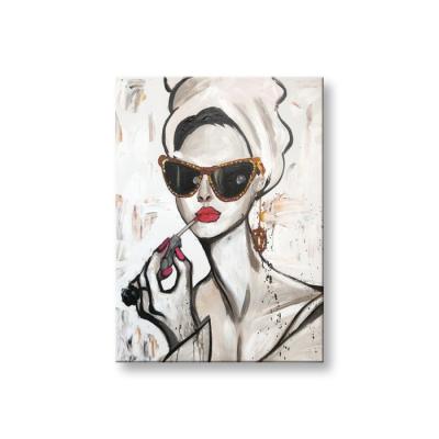 China New Handmade Canvas Decoration Oil Painting Hand Painted Classical/Postmodern Artwork Sexy Girl Abstract Painting for sale