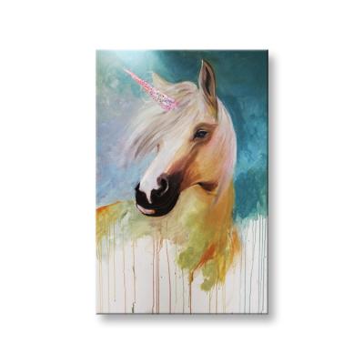 China Wholesale New Classic/Postmodern Home Decor Oil Painting Abstract Art Horse Hand Painted Oil Painting for sale