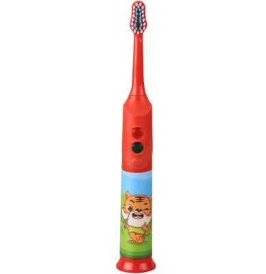 China China Manufacturer Fashion Portable Battery Operated Red Color Electric Toothbrush For Kids for sale