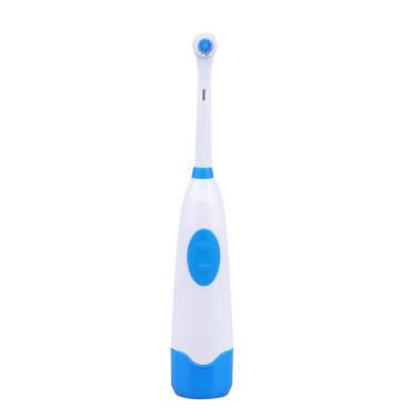 China Medium Plastic Rotary Toothbrush Battery Operated Electric Toothbrush Adult Teeth Whitening for sale