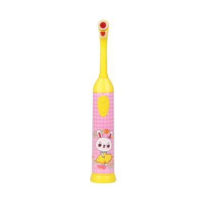 China 2021 Battery Powered Best IPX7 Waterproof Logo And Color Customized Battery Operated Kids Electric Toothbrush for sale