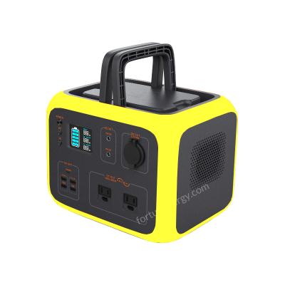 China Wholesale fast charging support 500Wh mobile power supply solar power station portable charging station for sale