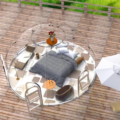 China Casa transparente pré-fabricada de cúpula para tenda de bolhas de resort em Xangai 6M * H3.25M Tamanho à venda