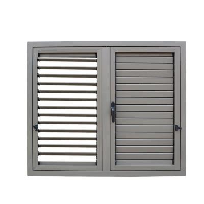 China Modern Design Shutters for Aluminum Profile French Casement Window Plantation Shutter for sale