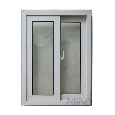 China 5mm 12A 5mm Glass Spec. Plastic Sliding Window for Home Design PVC/UPVC Windows for sale