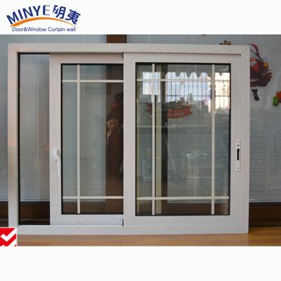 China Hardware KINLONG/YAER/CHUANGGUANG Aluminum Alloy Sliding Window for Vinal PVC Profile for sale