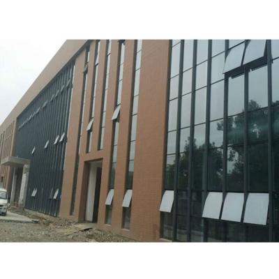 China GOLD COLOR REFLECTIVE INSULATED GLASS ALUMINUM CURTAIN WALL FOR HOTEL GRAND BUILDING for sale