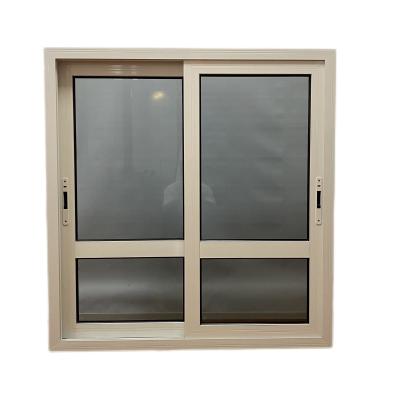 China Aluminum Alloy Frame Sliding Window Featuring Tempered Safety Glass for House Design for sale