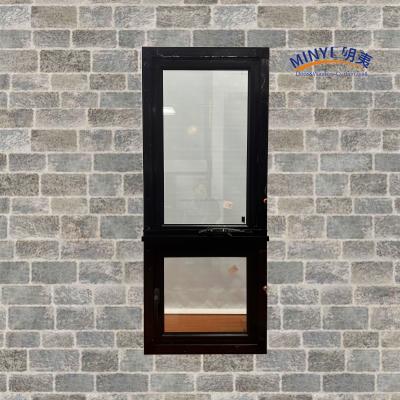 China Aluminum Profile Double Glazing Window with Customized Colors Australia Standard Glass for sale