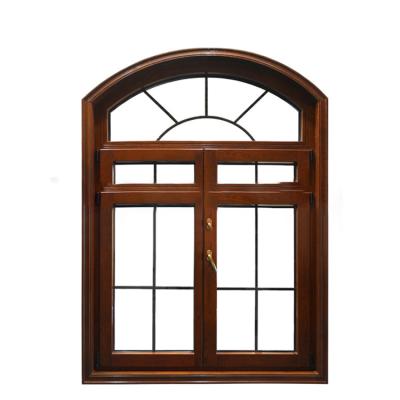 China European Design Arch Glass Window Aluminum Round Windows for Chinese Style Living for sale