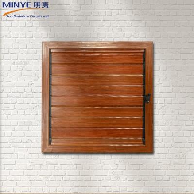 Cina American Style Soundproof Legno Aluminio Louvers Finestre con Profilo 1.4mm in vendita