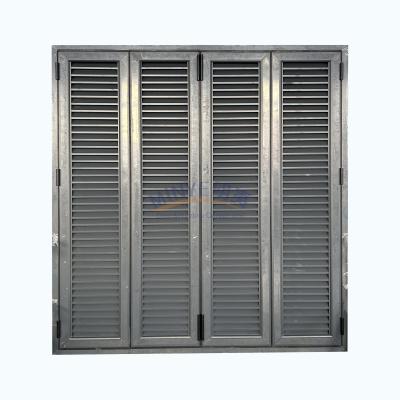 China Chinese Top Hardware High Strength Aluminum Folding Shutter Window for Modern Villa for sale