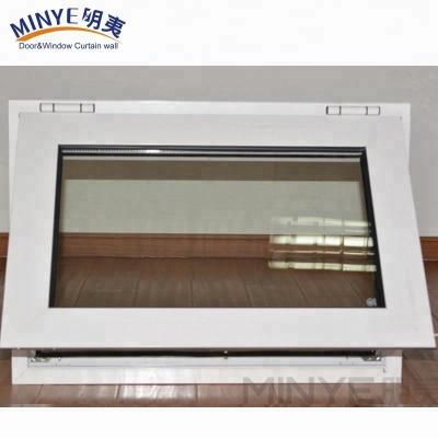 China Swing Open Normal PVC Profile Color Customization UPVC/PVC Horizontally Pivoted Single Hung Windows for sale