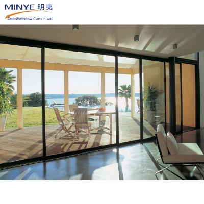 China FiberGlass Screen Netting Material Aluminum Fixed Window Sliding Door for House Balcony for sale