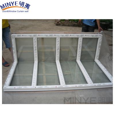 China Nahtlose Eckfenster mit UPVC-Rahmen 90 Grad verstärktes Aluminium/PVC-Fenster zu verkaufen