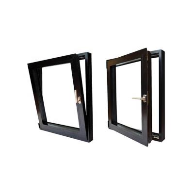 China FiberGlass Screen Netting Aluminum Alloy Frame Tilt-turn Tilt And Turn Casement Window for sale