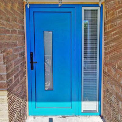 Cina OEM Customized Aluminum Alloy Glass Casement Glass Door Porta d'ingresso Porta per porta in vendita