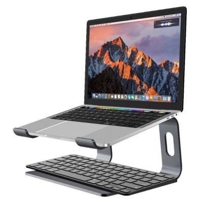 China Ergonomic Detachable/Sturdy Aluminum Riser /Heat Dissipation Metal Breathable Laptop Stand 10 to 15.6 Inch Laptop for sale