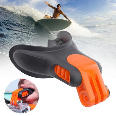 China Non-Toxic / High Quality Water Sports Camera Accessories Surfing Shoot Bite Mouth Mount For GoPro 9 8 7 6 5 for sale