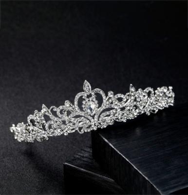 China Fashional Souvenir Gifts Wedding Crown 2021 Bridal Crown Accessories Crystal Headband Bridal Headdress Hair Birthday Crown Jewelry Korean for sale