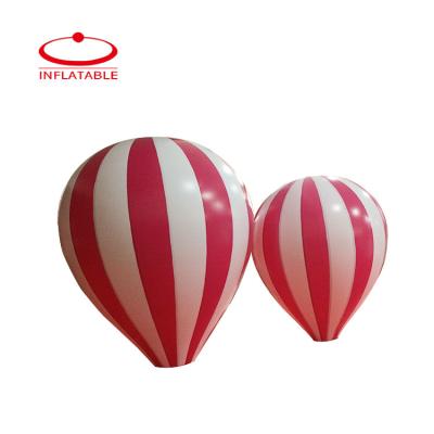 China Customized Giant drop shape Inflatable Balloon Advertising Inflating Lighting PVC Helium Balloon for sale