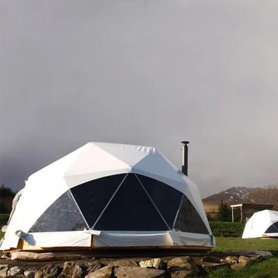 China 4 Meter aufblasbares Kuppelzelt Luxus-Igloo-Campingzelt im Freien zu verkaufen