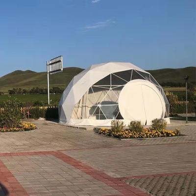 China Igloo Glamping Geodesic Dome Tent Winter PVC Cloth 2-10 People Living for sale