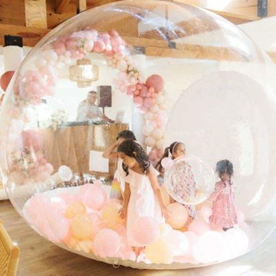 China Veranstaltung PVC Transparent Clear Ballon Bounce House Glamping Dome Zelt zu verkaufen