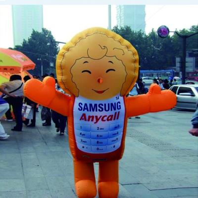 China Giant Inflatable Cartoon Mascot Customized Oxford Cute Advertising for sale