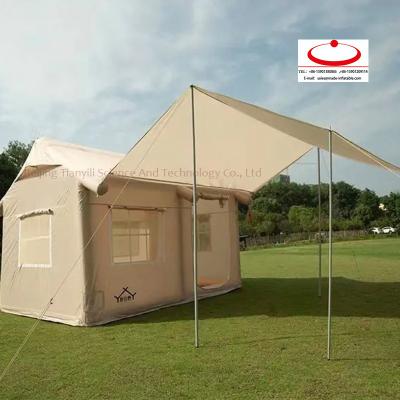 China Hot Selling Portable Outdoor Inflatable Camping Tent Thickened Inflatable Tent For Camping for sale