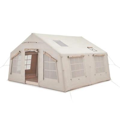 China Custom Outdoor Inflatable House Air Tent Household Family Two-Room Waterproof Inflatable Camping Tent for Sale for sale