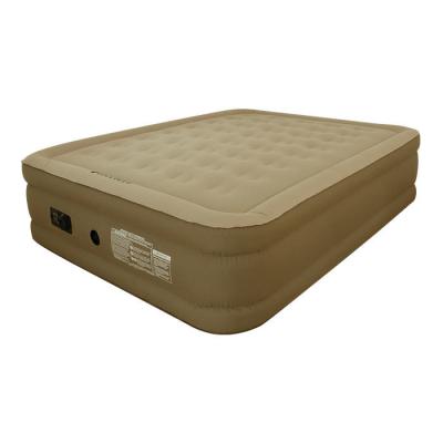 China Cama de colchón de aire plegable eléctrico impermeable de PVC flocado personalizado en venta