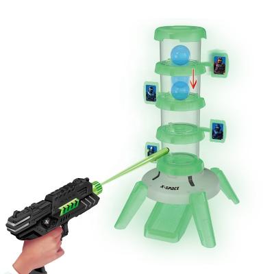 China Wholesale New Item Cylinder Set Glow in the Dark Shooting Gun Toy for sale