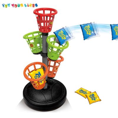 China New Popular Design ABS Material Tree Shape Shooting Throwing Game With Sandbag for sale