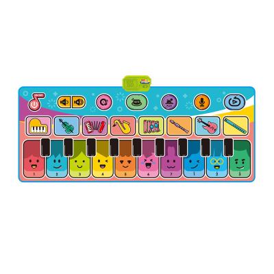 China Educational Toy Musical Instrument Piano Keyboard Mat For Kids Play 34.5x51.5x5cm for sale