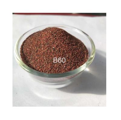 China Blasting by abrasives Hot sale Natural mineral  Almandine Garnet Sand 30-60 mesh for blasting by abrasives for sale