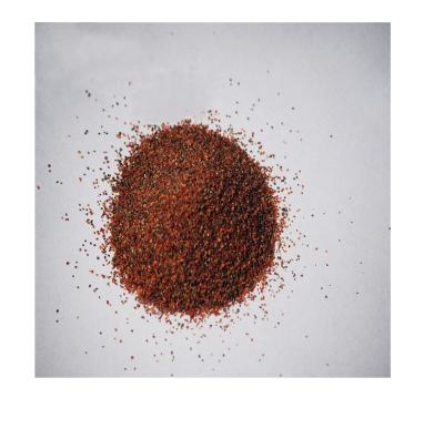 China Blasting by abrasives Natural raw high quality Abrasive Garnet sand 30-60 mesh for blasting by abrasives for sale