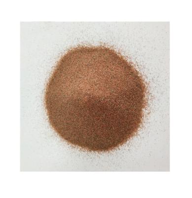 China Blasting by abrasives High Quality raw 100-120 mesh Garnet Sand blasting grit for sale