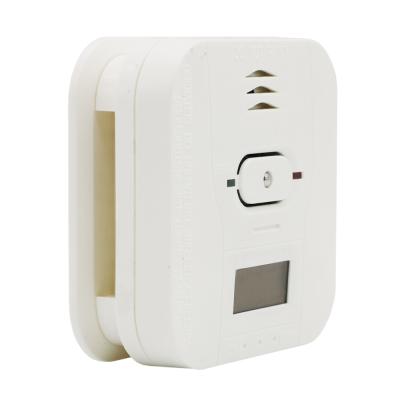 China Co Oxide Alarm / Smoke Detector Type Composed of Smoke Detector and Carbon Monoxide Leakage Alarm with LCD Display for sale