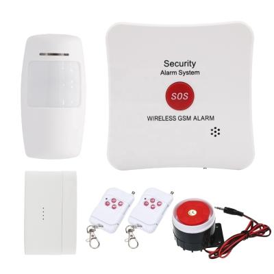 China GSM SOS Alarm System Radio 99 Defend Area GSM SOS SMS Home Alarm System for sale