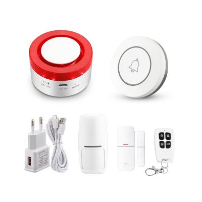 China Tuya Smart WiFi Siren Alarm System Support Tuya porudct linkage control H1 all for sale