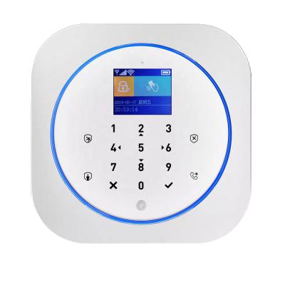 China New Tuya Smart WiFi GSM Wireless Alarm System For Security Guard Security Home Home Alarm System 18.5*17*9cm for sale